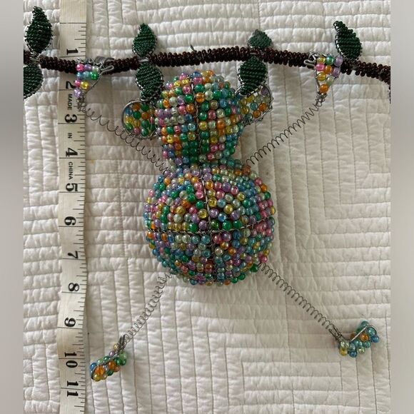 Art Funky Monkey Beaded Wire Wrapped Decor Tropical - Picture 9 of 10